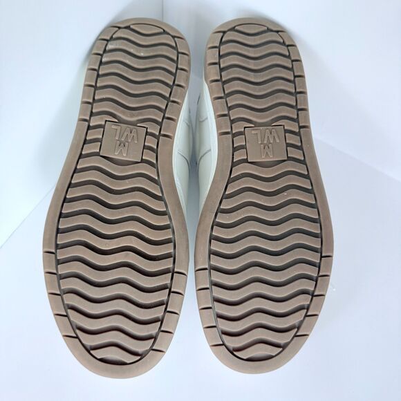 NWOB Madewell Women's Lace Up Court Sneakers in White Leather Size 8 - Picture 12 of 15